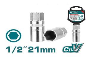 Đầu tuýp lục giác 1/2in 21mm Total THSPS12216