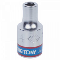 Đầu tuýp ngắn 1/4 inch lục giác 4mm Kingtony 233504M