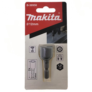 Đầu tuýp vặn vít 12mm chuôi lục giác 1/4″ Makita B-38956