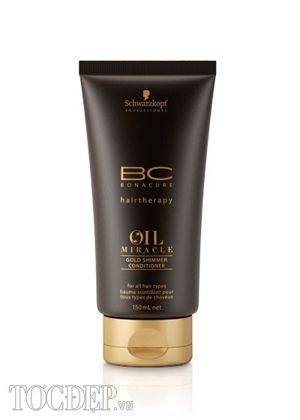 Dầu xả dưỡng tóc Schwarzkopf BC Oil Miracle Gold Shimmer Conditioner - 150ml