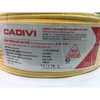 Dây cáp điện Cadivi CV 5.5 mm2