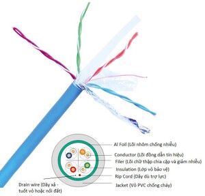 Dây cáp mạng Cat6 Panasonic NC6-F100P