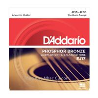 Dây Đàn Guitar Acoustic D'ADDARIO EJ17