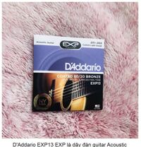 Dây đàn guitar Acoustic D’addario EXP13