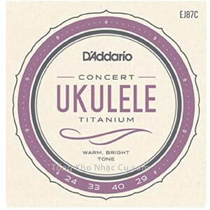 Dây Đàn Ukulele DAddario Titanium Concert EJ87C