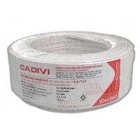 Dây đôi mềm dẹt CU/PVC Cadivi 300/500V CV VCmd 2 x 0.5