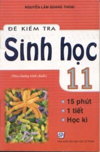 Đề kiểm tra sinh học 11