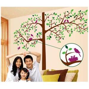 Decal dán tường Cây tổ chim-PK87