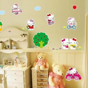 Decal dán tường Hello Kitty 4 - EB66