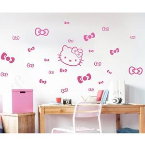 Decal dán tường Hello Kitty NINEWall BA043