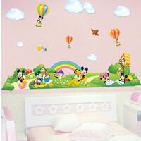 Decal dán tường Mickey chơi công viên size to