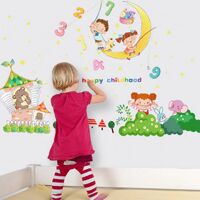 Decal dán tường Perfect EB168 - Bé câu chữ số