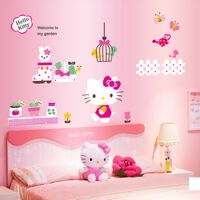 Decal dán tường Perfect EB176 - Hello Kitty 5