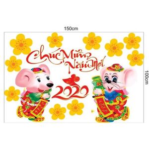 Decal trang trí xuân Canh Tý 1 PK604