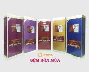 Đệm bông ép bốn mùa kháng khuẩn Olympia 100x190x10cm