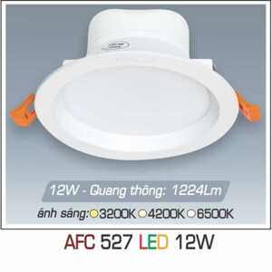 Đèn âm trần downlight Anfaco AFC 527 12W