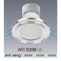 Đèn âm trần downlight Anfaco AFC-533B 9Wx2 3C