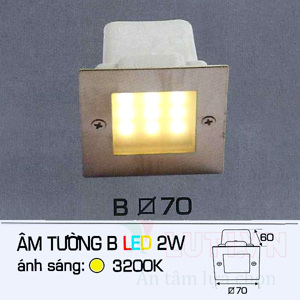 Đèn cầu thang Anfaco AFC-ATB-2W