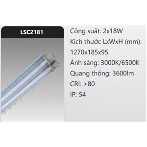 Đèn chống nổ LSC2181 2x18W