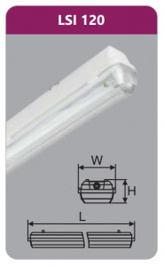 Đèn chống thấm Duhal LSI120 - 9w