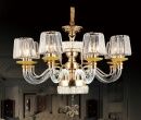 Đèn chùm  chao thủy tinh decor nhà hàng 8627/8