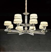 Đèn chùm  chao thủy tinh decor nhà hàng 9885/12