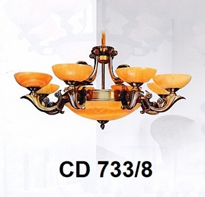 Đèn chùm đồng CD 733/8