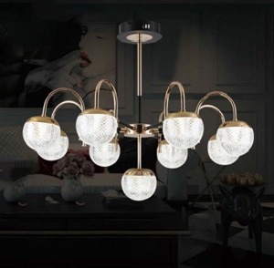 Đèn chùm led hiện đại 9073/8+1