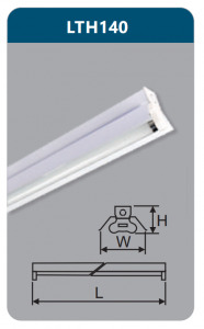 Đèn công nghiệp sơn tĩnh điện Duhal LTH140
