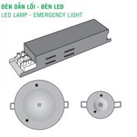 Đèn dẫn lối – Đèn led loại gắn âm trần EMDL128/1L/R