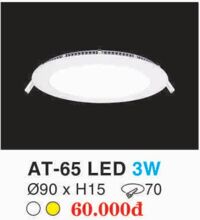 Đèn downlight âm trần AT- 65 3W