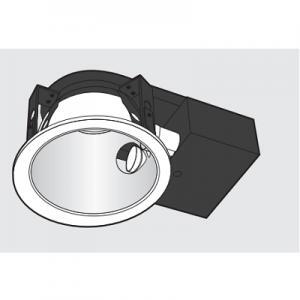 Đèn downlight HS30801 - ngang, vỏ thép, không kính