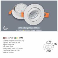 Đèn downlight led 1 chế độ  AFC 672T 5W