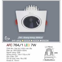 Đèn downlight led 1 chế độ  AFC 764/1 7W