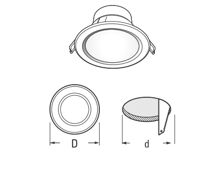 Đèn downlight Led Sino ABL/110/9