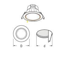 Đèn downlight Led Sino ASV/110/8