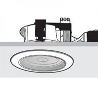 Đèn downlight TY01 - ngang, nhôm đúc, có kính