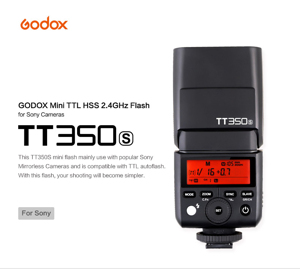 Đèn flash Godox TT350S cho Sony