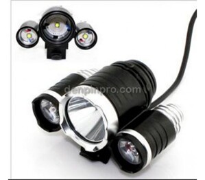 Đèn gắn xe đạp cao cấp T3 2000 Lumen