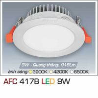 Đèn led âm trần Anfaco AFC 417B - 9W 1C