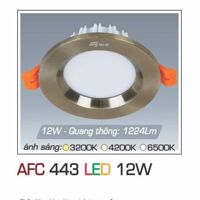 Đèn led âm trần Anfaco AFC 443 - 12W 1C