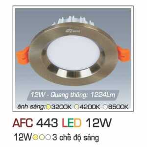 Đèn led âm trần Anfaco AFC 443 - 12W 3C