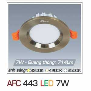 Đèn led âm trần Anfaco AFC 443 - 7W 1C