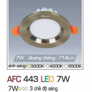 Đèn led âm trần Anfaco AFC 443 - 7W 3C