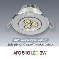 Đèn led âm trần Anfaco AFC 510 - 3W