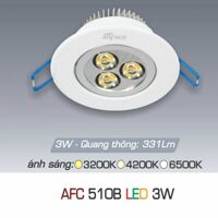 Đèn led âm trần Anfaco AFC 510B - 3W