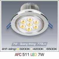 Đèn led âm trần Anfaco AFC 511 - 7W