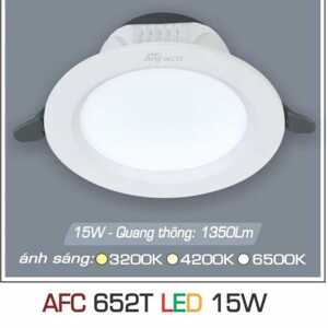 Đèn led âm trần Anfaco AFC 652T - 15W