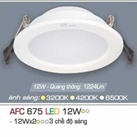 Đèn led âm trần Anfaco AFC 675 - 12W 3CĐ