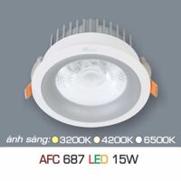 Đèn led âm trần Anfaco AFC 687 - 15W